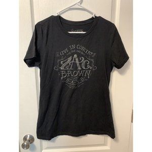 Zac Brown Band T Shirt Women XL 2015 Jekyll & Hyde Concert Tour Black H171